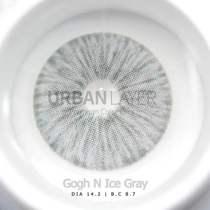 Descubre el arte en tu mirada con Gogh N Gray. Un gris profundo y elegante que ilumina tus ojos con un efecto artístico, natural y cautivador. Perfecto para looks diarios o sesiones creativas.